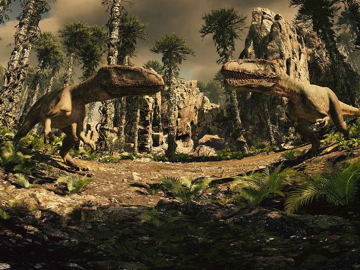 Sitll taken from the Digital Dome Film A Story of Survival Dinosaurs